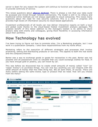 drug market darknet