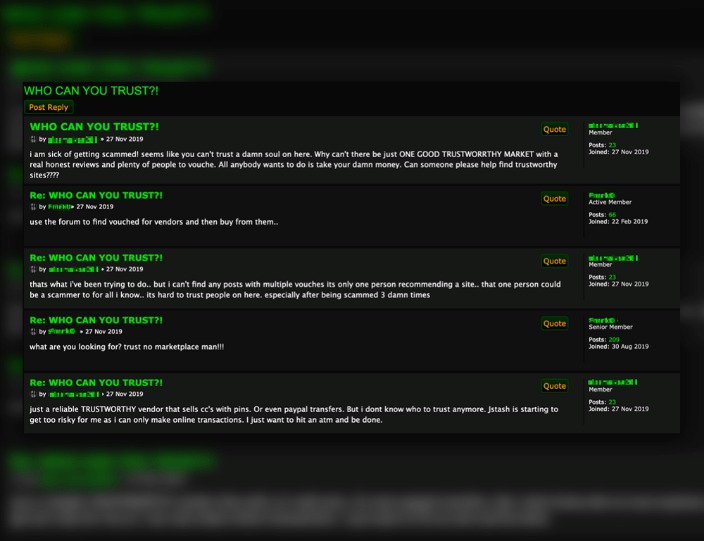 current list of darknet markets
