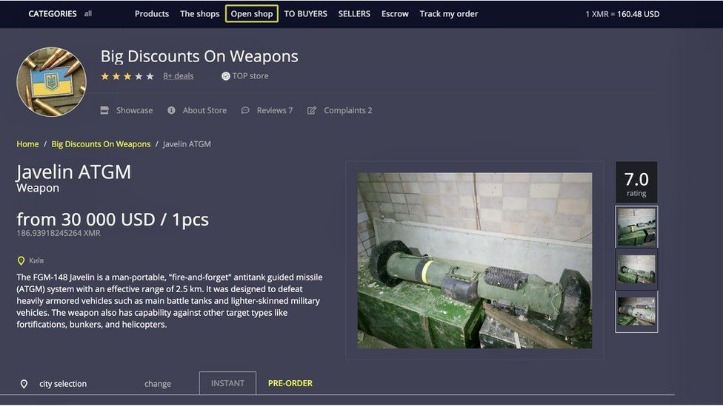 how to search in dark web