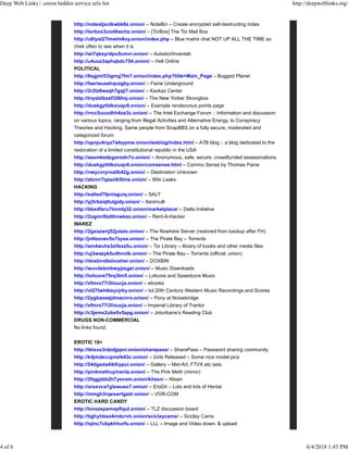 deep deep web links